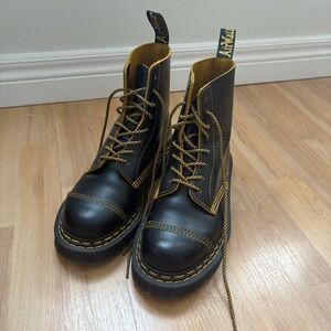 Dr. Martens 1460 Pascal Bex Double Stitch Leather Boots